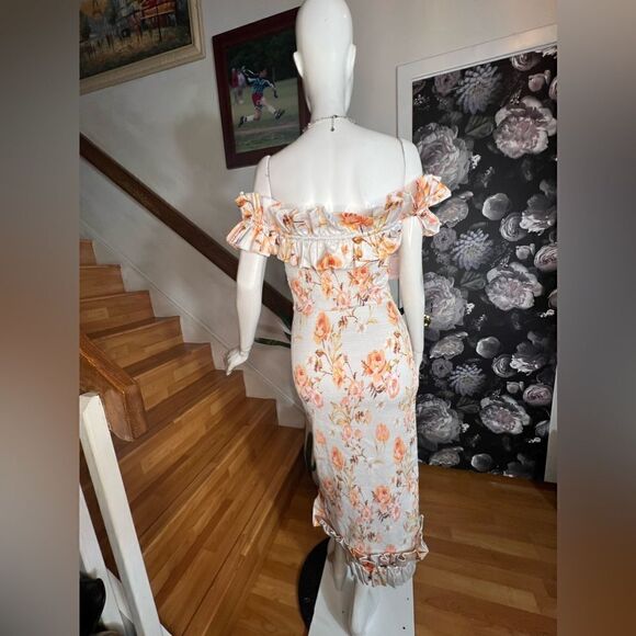 BHLDN The Lilac Dress in Cedar Rose Print/ size 4 - Picture 7 of 7